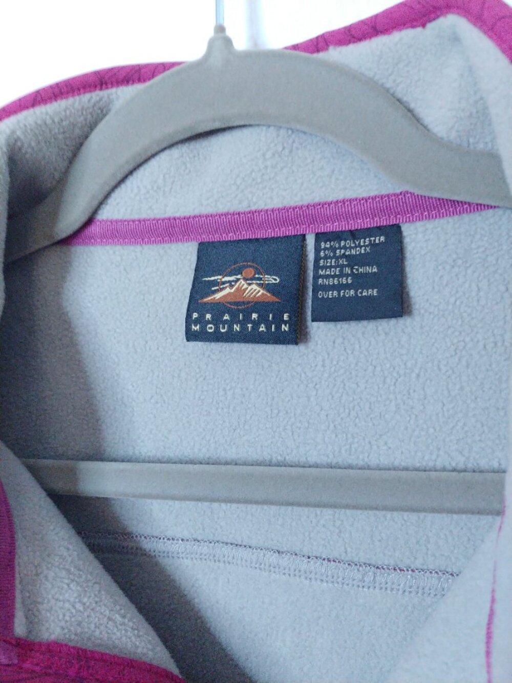 Prairie Mountain Pink Patterned Fleece Lined Jacket - Picture 3 of 4